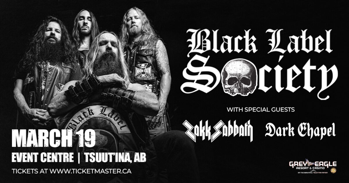Grey Eagle Resort & Casino | Black Label Society with special guests…