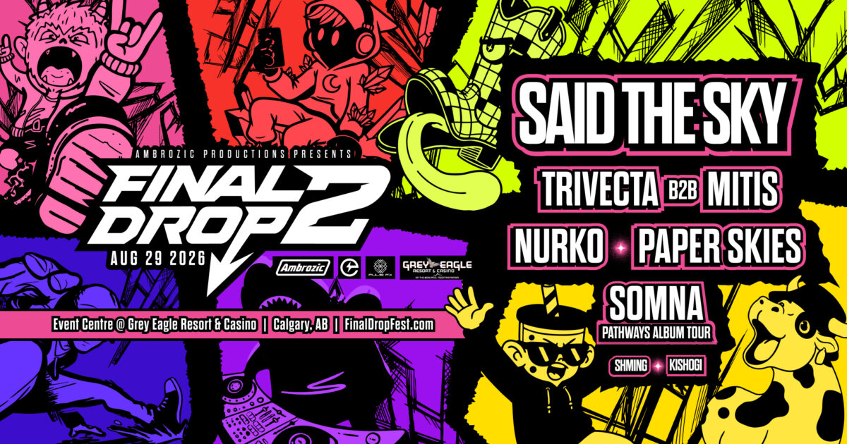 Final Drop 2 Grey Eagle Event Centre EDM festival artwork