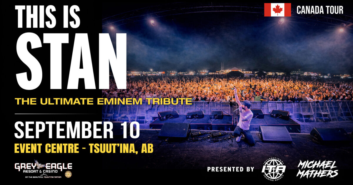 Michael Mathers Eminem tribute Grey Eagle Event Centre event artwork