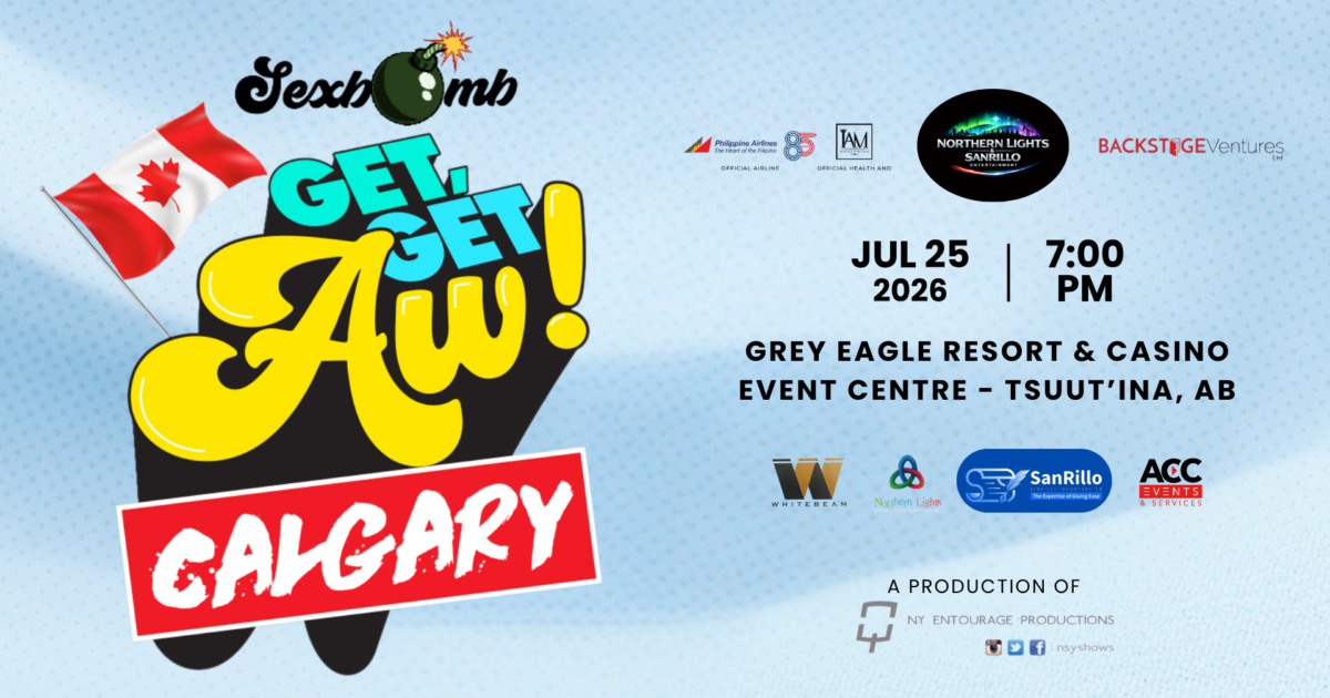 SexBomb Girls Get Get Aw Grey Eagle Event Centre event artwork