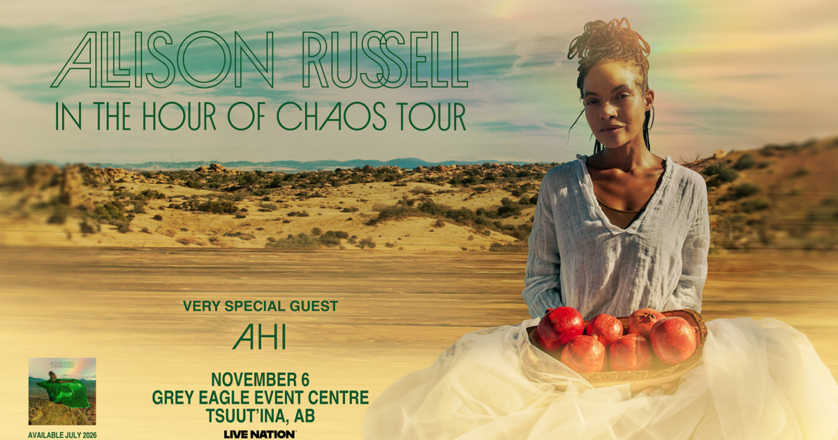 Allison Russell In the Hour of Chaos Tour Grey Eagle Event Centre artwork