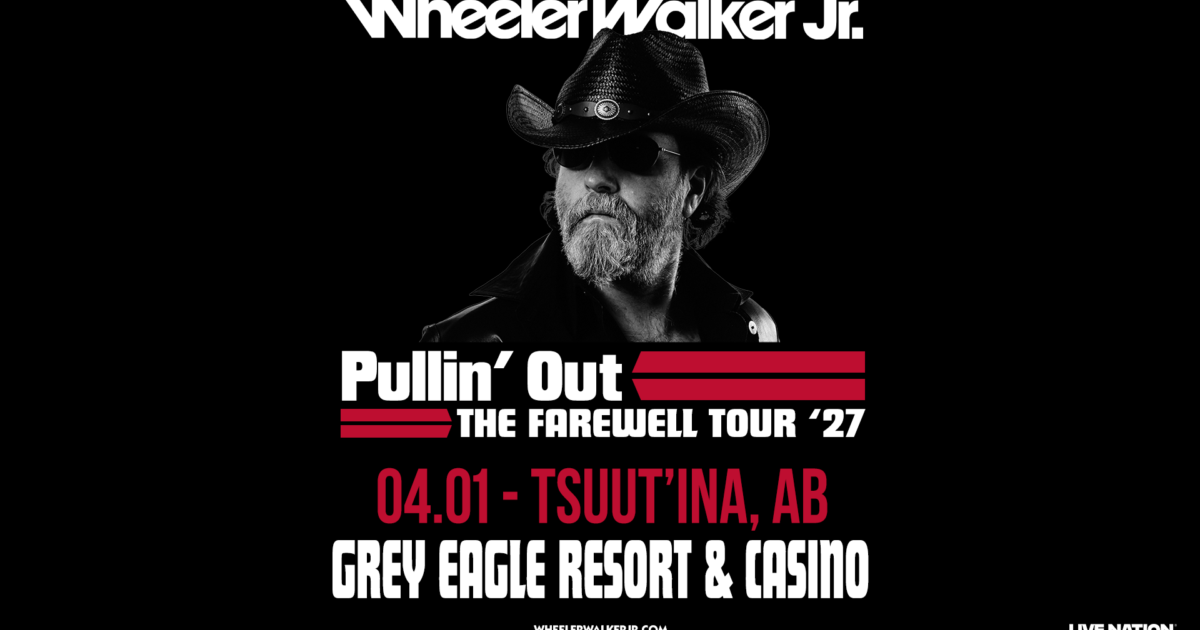 Wheeler Walker Jr Grey Eagle Event Centre artwork